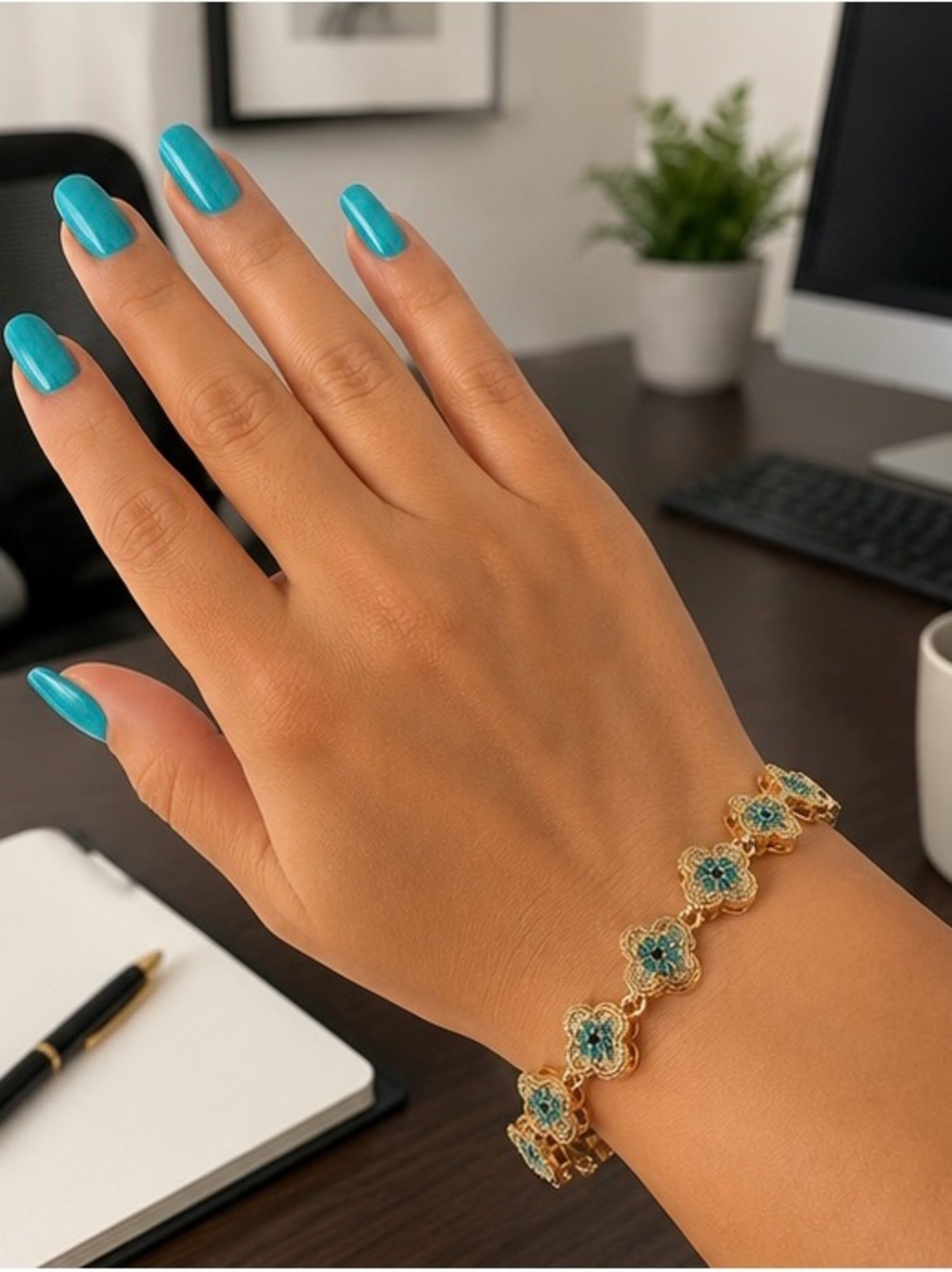 The Lucky Clover Link Bracelet